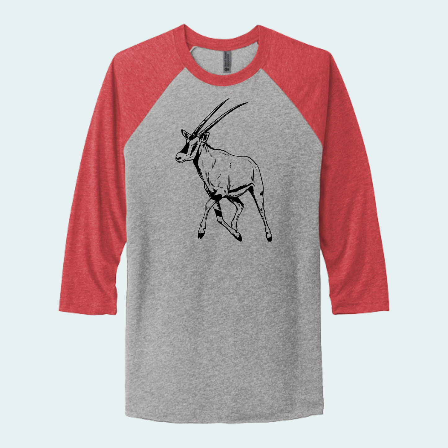 Beisa Oryx (Limited Edition for August) Unisex 3/4-Sleeve Raglan Tee