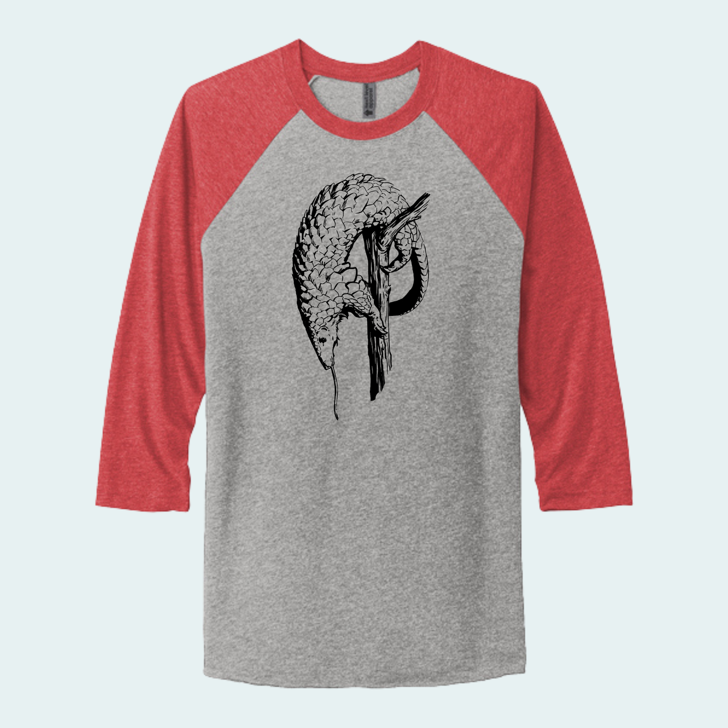 Pangolin (Limited Edition for August) Unisex 3/4-Sleeve Raglan Tee
