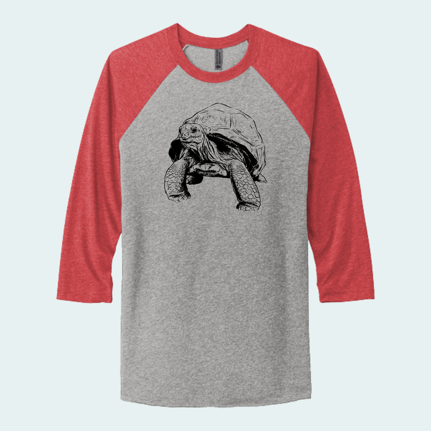 Aldabra Tortoise (Limited Edition for September) Unisex 3/4-Sleeve Raglan Tee