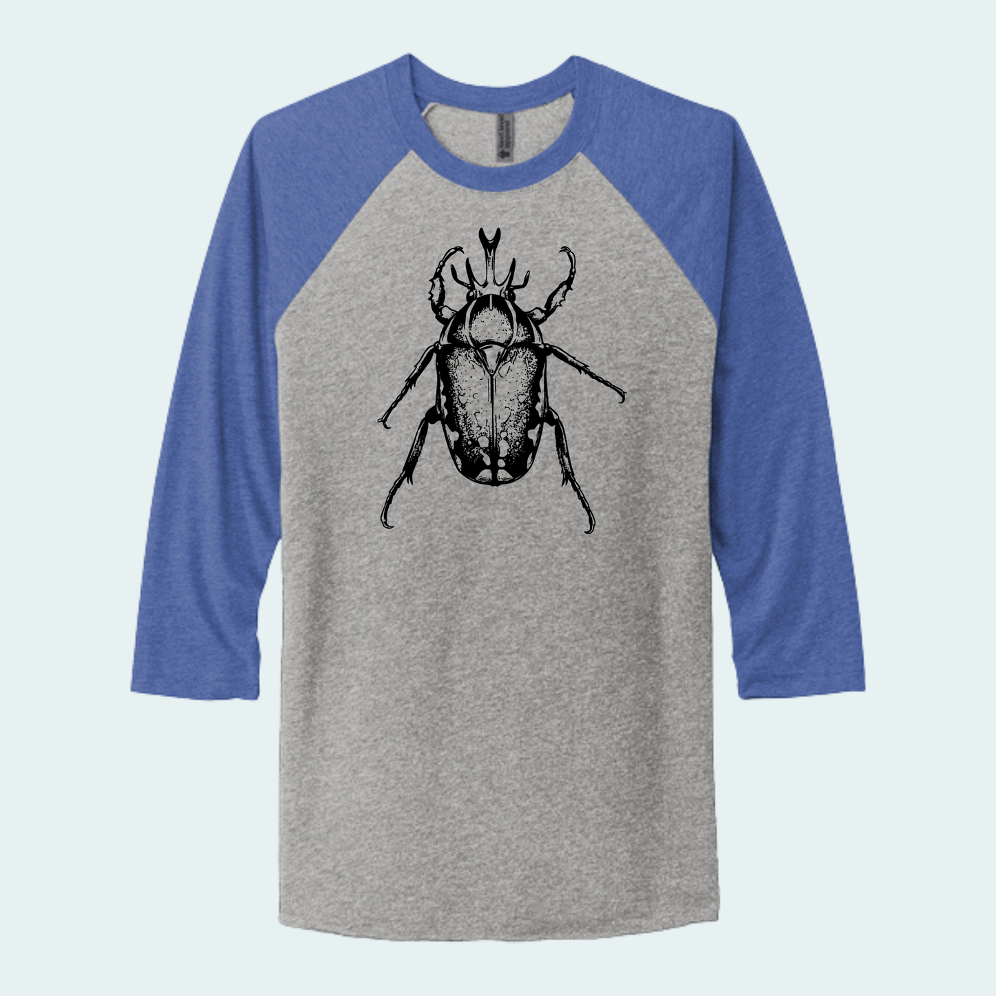 Magnificent Flower Beetle (Limited Edition for September) Unisex 3/4-Sleeve Raglan Tee