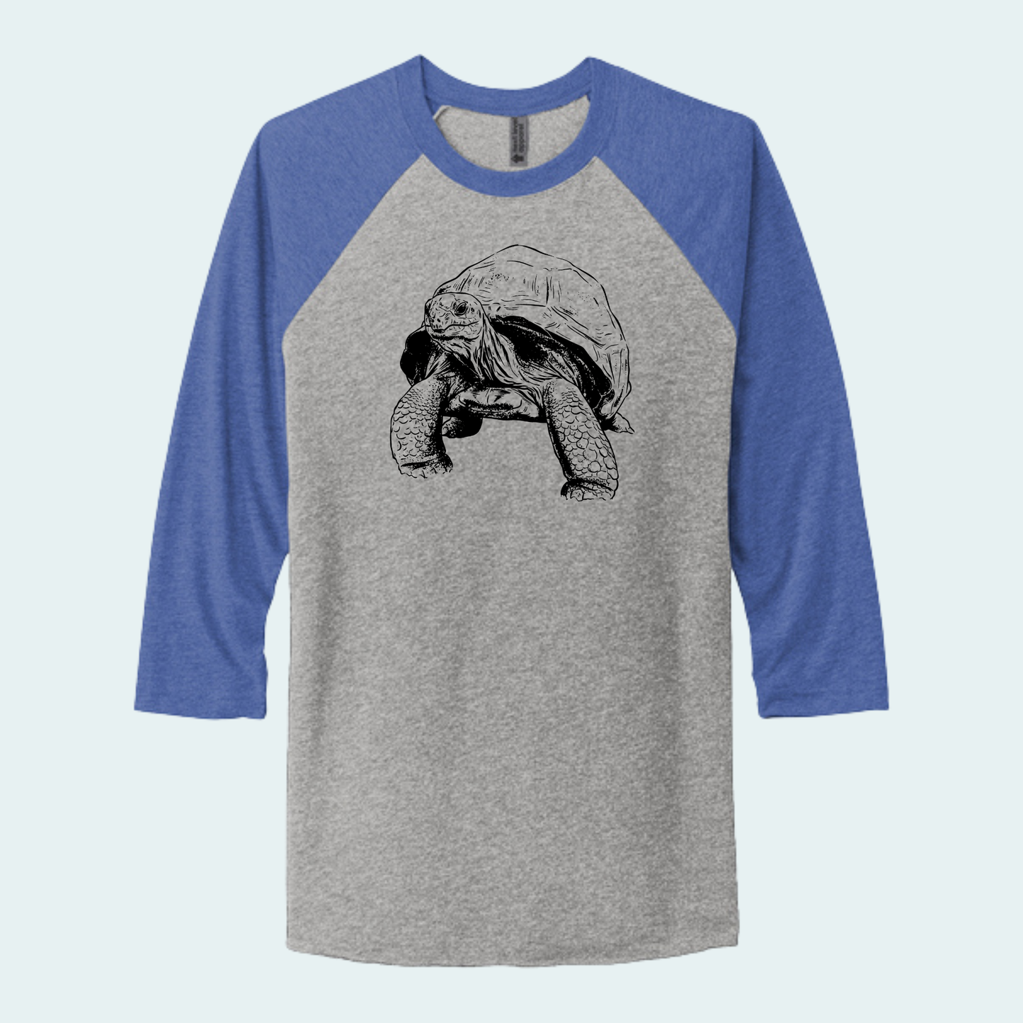 Aldabra Tortoise (Limited Edition for September) Unisex 3/4-Sleeve Raglan Tee