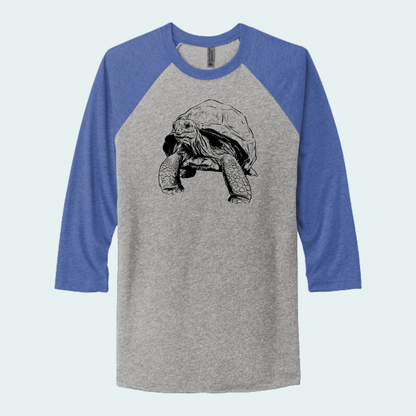 Aldabra Tortoise (Limited Edition for September) Unisex 3/4-Sleeve Raglan Tee