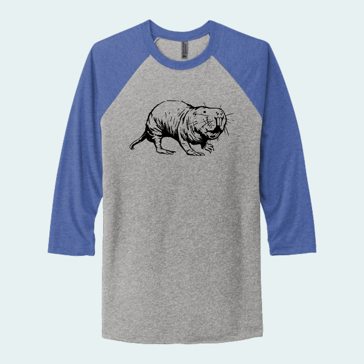 Naked Mole Rat (Limited Edition for August) Unisex 3/4-Sleeve Raglan Tee