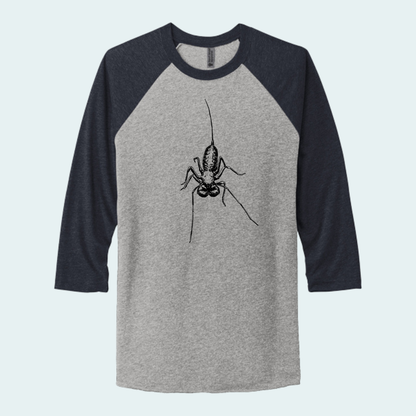 Vinegaroon (Limited Edition for August) Unisex 3/4-Sleeve Raglan Tee