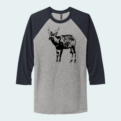 Bongo (Limited Edition for September) Unisex 3/4-Sleeve Raglan Tee
