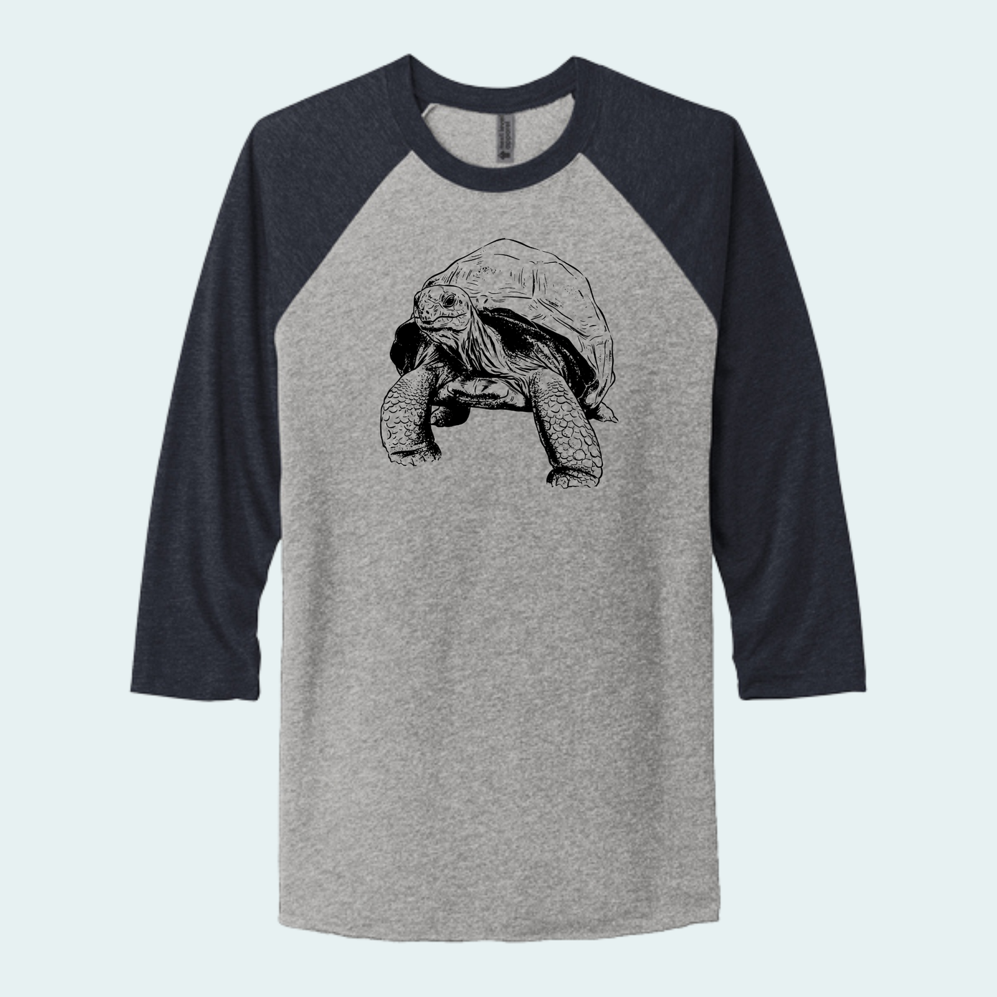 Aldabra Tortoise (Limited Edition for September) Unisex 3/4-Sleeve Raglan Tee