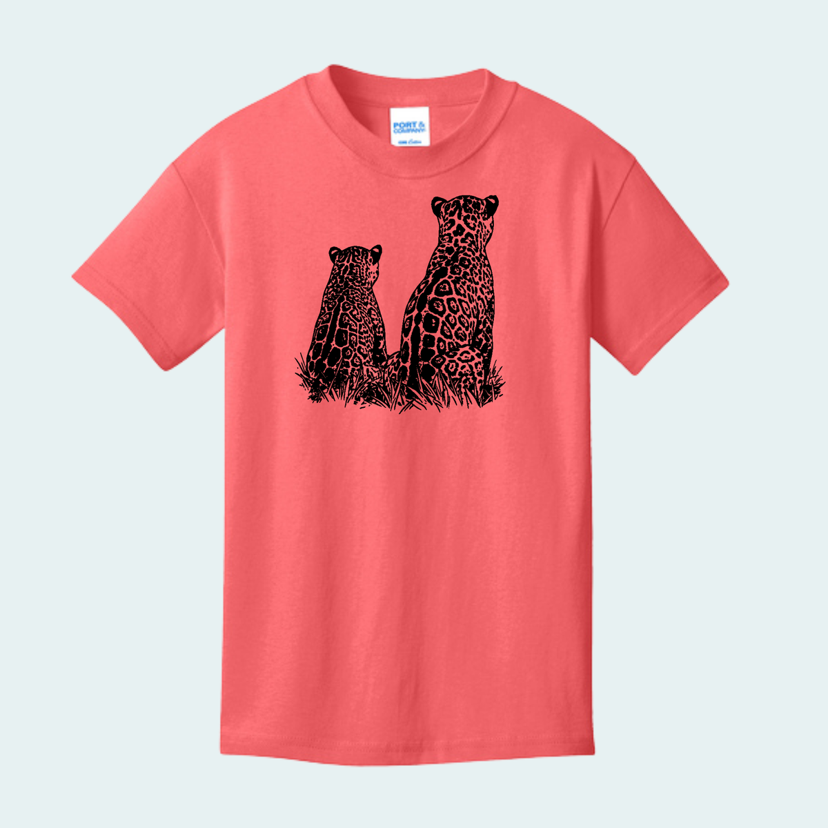Two Jaguars -Fundraiser for Wild Cat Research and Management (Limited Edition for October) YOUTH Tee
