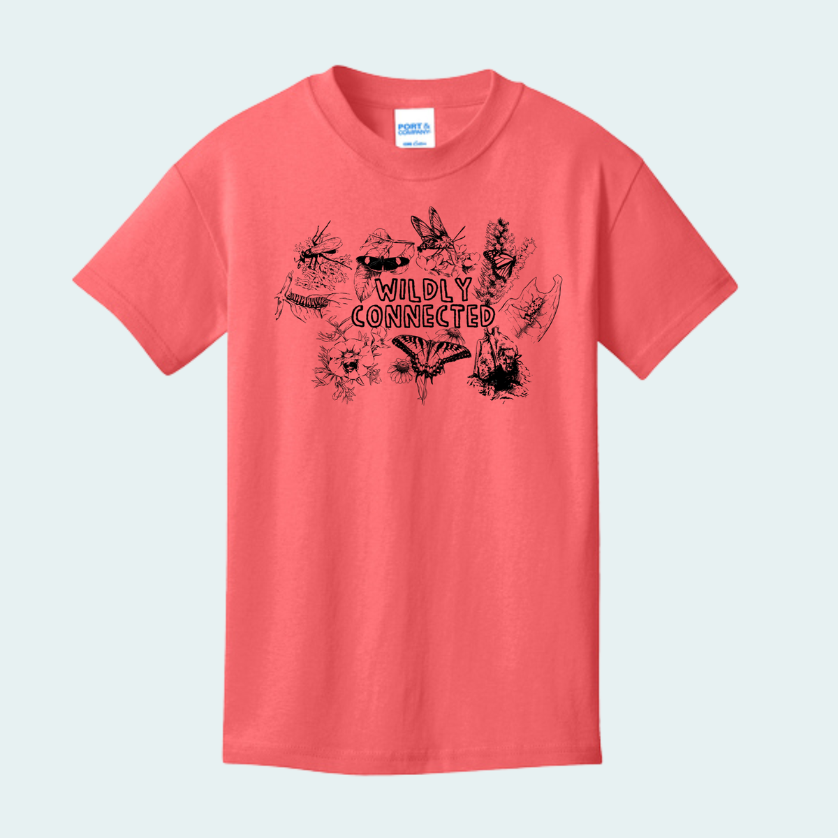 Wildly Connected - Pollinator Partnership Fundraiser (Limited Edition for October) YOUTH Tee