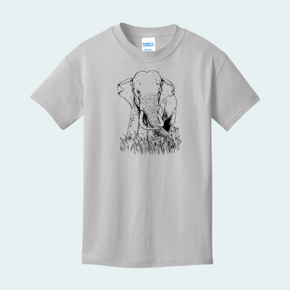 Asian Bull Elephant Fundraiser (Limited Edition for August) YOUTH Tee