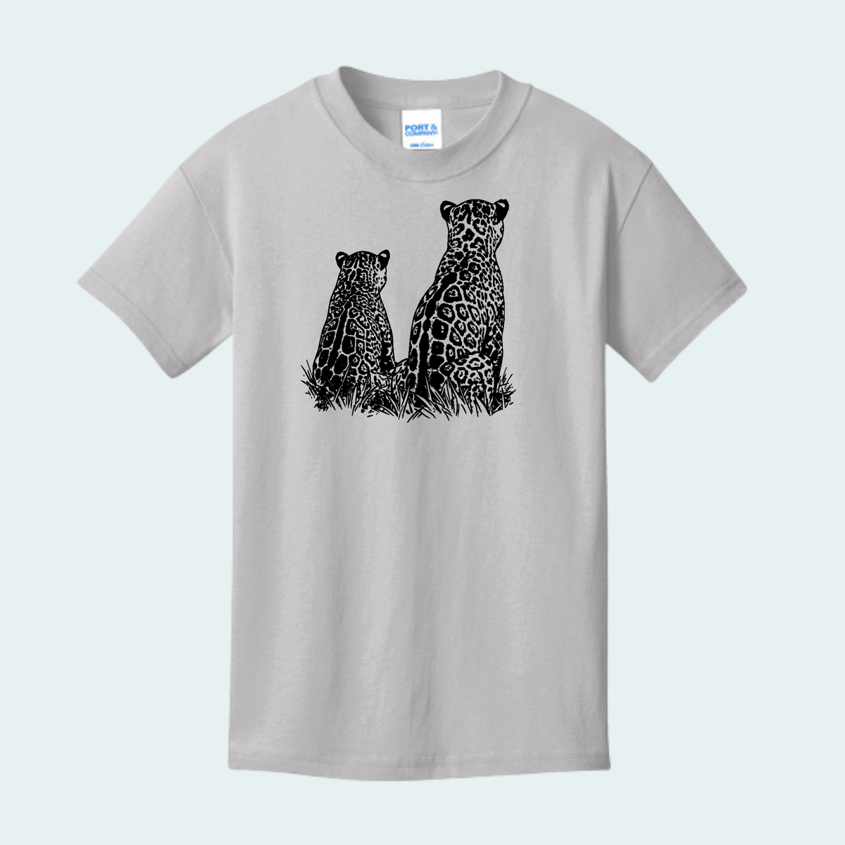 Two Jaguars -Fundraiser for Wild Cat Research and Management (Limited Edition for October) YOUTH Tee