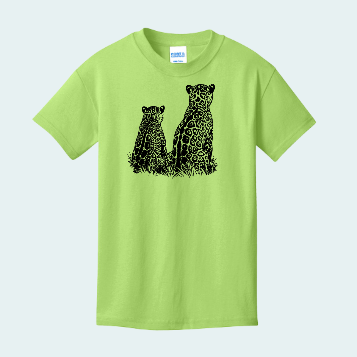 Two Jaguars -Fundraiser for Wild Cat Research and Management (Limited Edition for October) YOUTH Tee