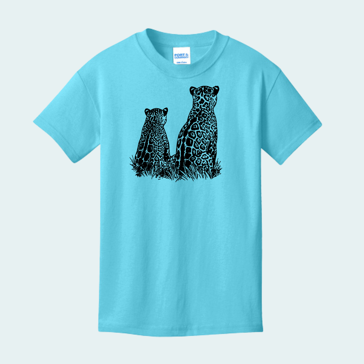 Two Jaguars -Fundraiser for Wild Cat Research and Management (Limited Edition for October) YOUTH Tee