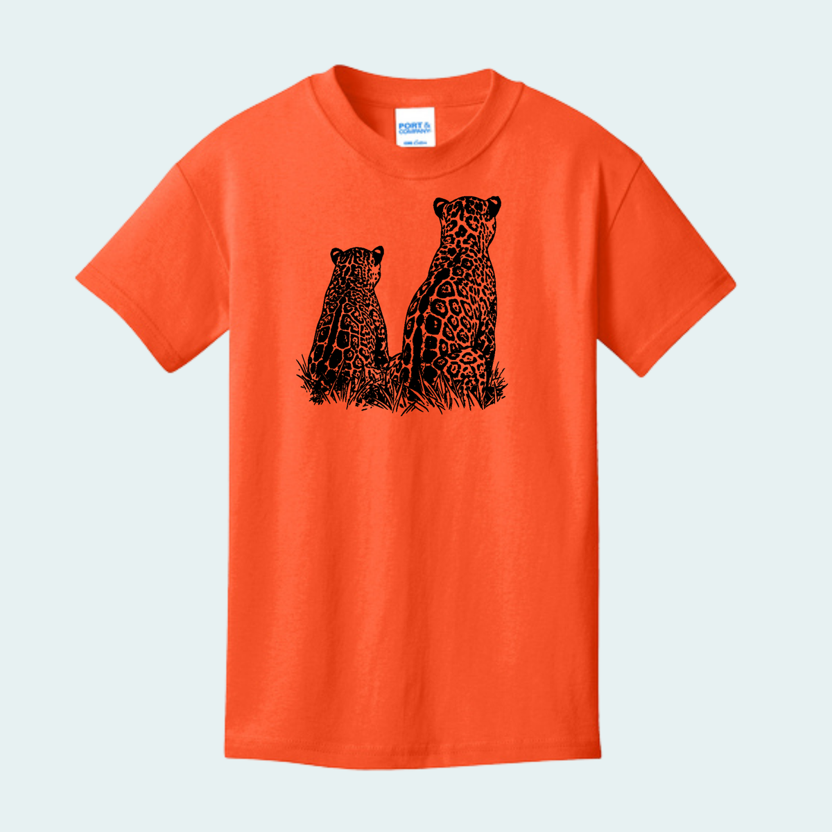 Two Jaguars -Fundraiser for Wild Cat Research and Management (Limited Edition for October) YOUTH Tee