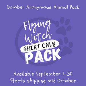 Flying Witch - Anonymous Animal Pack - SHIRT ONLY (Starts shipping in October)