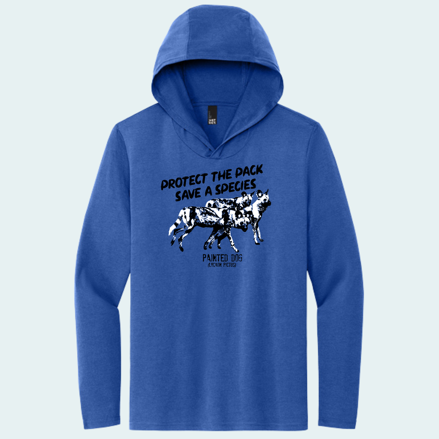 Painted Dog Research Fundraiser - Hooded Long Sleeve Tee