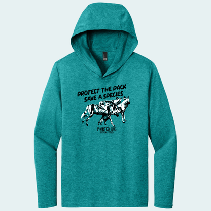Painted Dog Research Fundraiser - Hooded Long Sleeve Tee