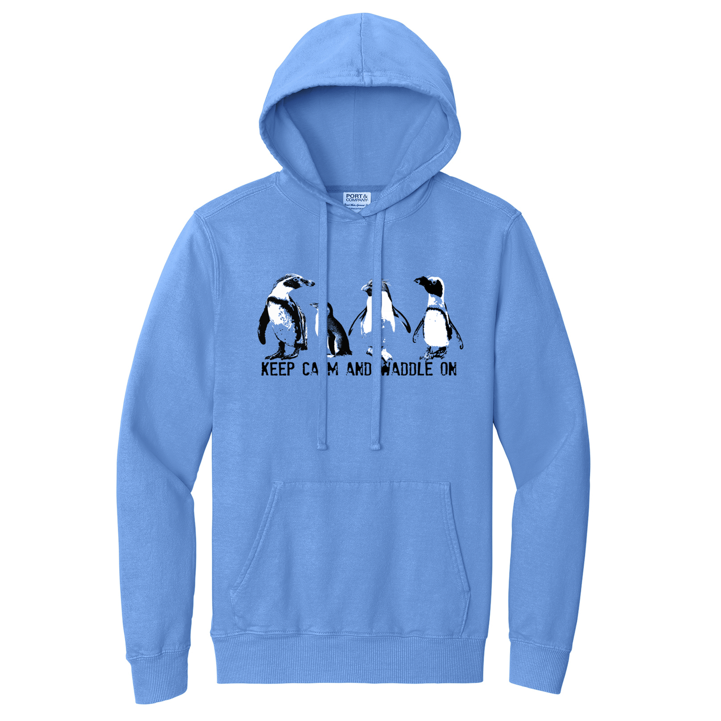 Penguins - Keep Calm and Waddle on - Unisex Hoodie (Pre order)