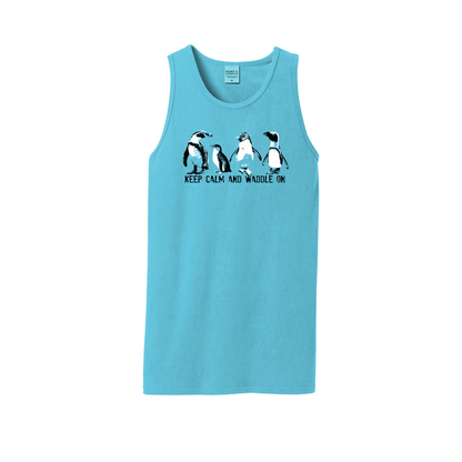 Penguins - Keep Calm and Waddle on - Unisex Tank (pre order)