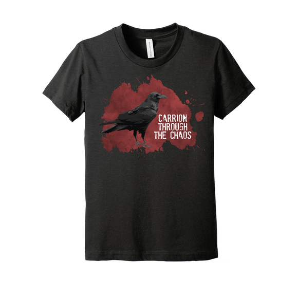 Raven - Carrion Through the Chaos - YOUTH Tee (Pre order)