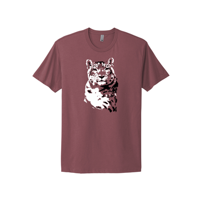 Snow Leopard - Unisex Cotton Tee (Pre order)