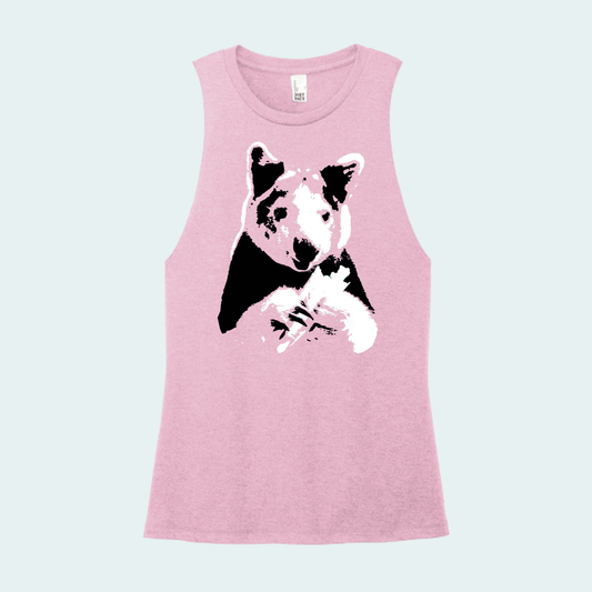 Tree Kangaroo Fundraiser (Limited Edition for May) Women's Muscle Tank