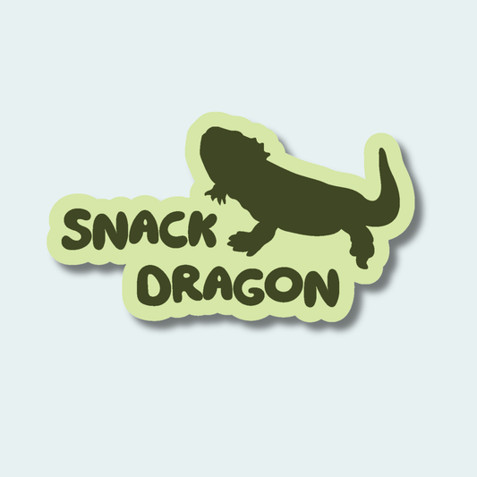 Snack Dragon - 4in Sticker