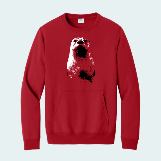 North American River Otter (Available March 21-24) Pocket Crewneck