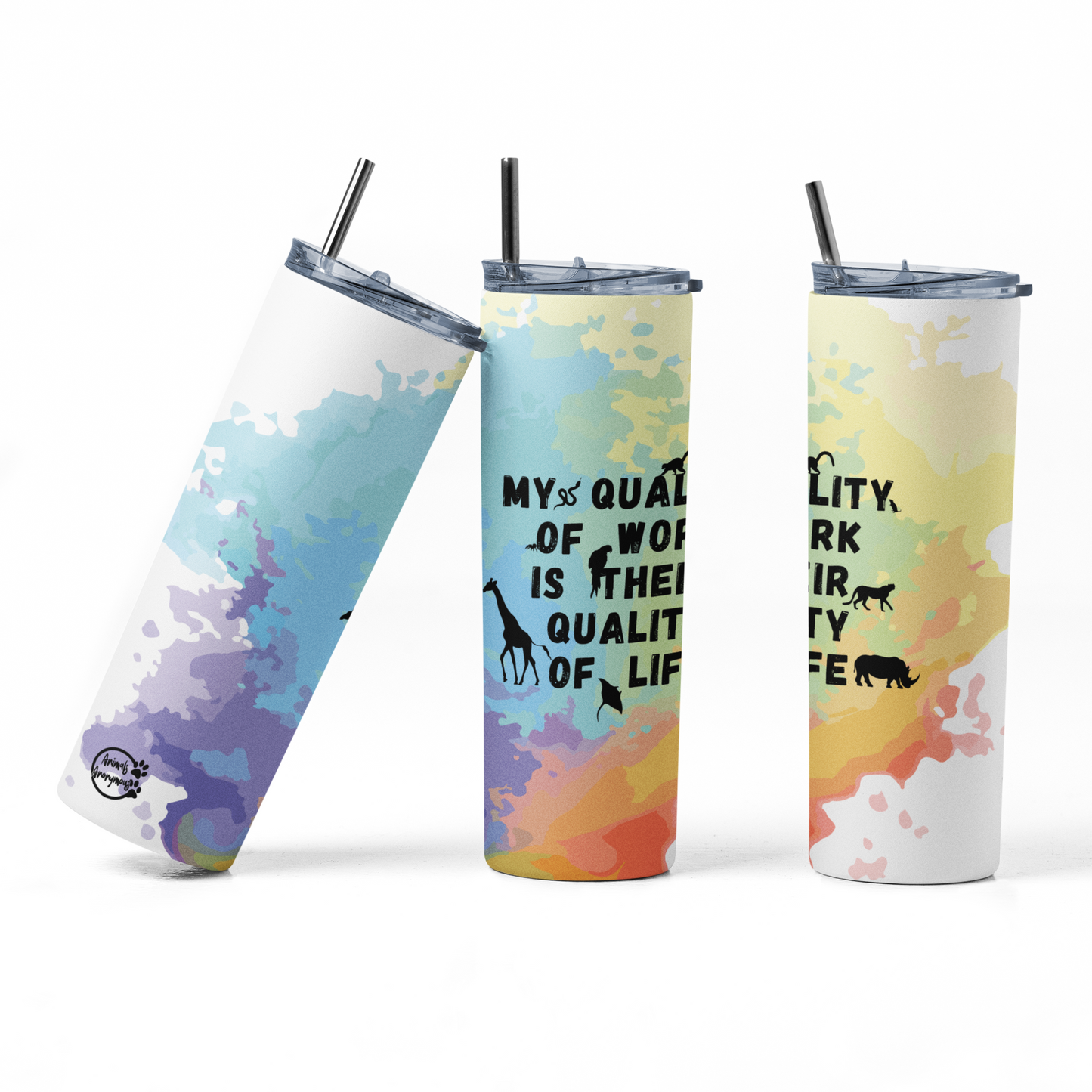 My Quality of Work Quote - Tumbler