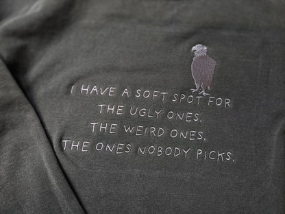 The ones nobody picks Quote Embroidery on Comfort Color