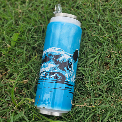 Hippo (Limited Edition) 17oz Stainless Steel Glitter Tumbler