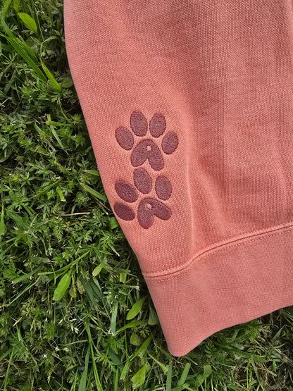 Oh for Fox Sake Embroidery on  Comfort Color Crewneck