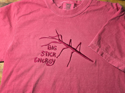 Big Stick Energy - Stick Bug Embroidery on Comfort Color