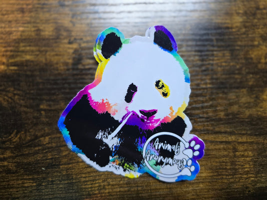 Giant Panda Rainbow - Sticker