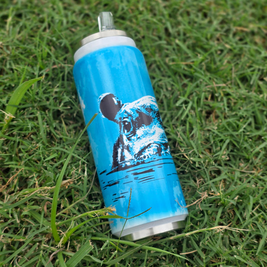 Hippo (Limited Edition) 17oz Stainless Steel Glitter Tumbler