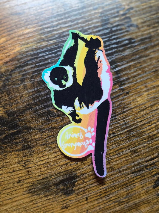 Ruffed Lemur - Sticker