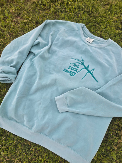 Big Stick Energy - Stick Bug Embroidery on Comfort Color