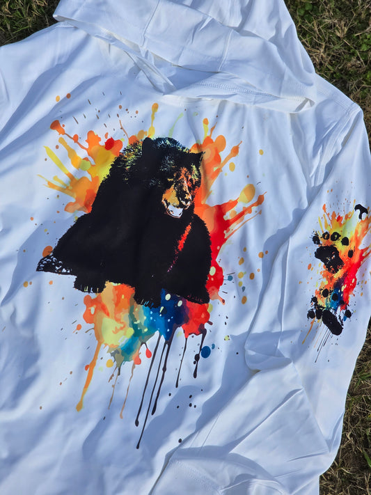 Black Bear (Limited Edition for December) Moisture Wicking Hooded Tee