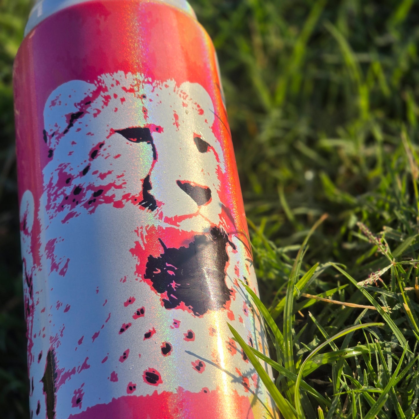 Cheetahs (Limited Edition) 17oz Stainless Steel Glitter Tumbler