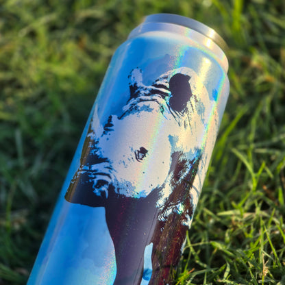 White Rhino (Limited Edition) 17oz Stainless Steel Glitter Tumbler