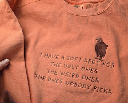 The ones nobody picks Quote Embroidery on Comfort Color