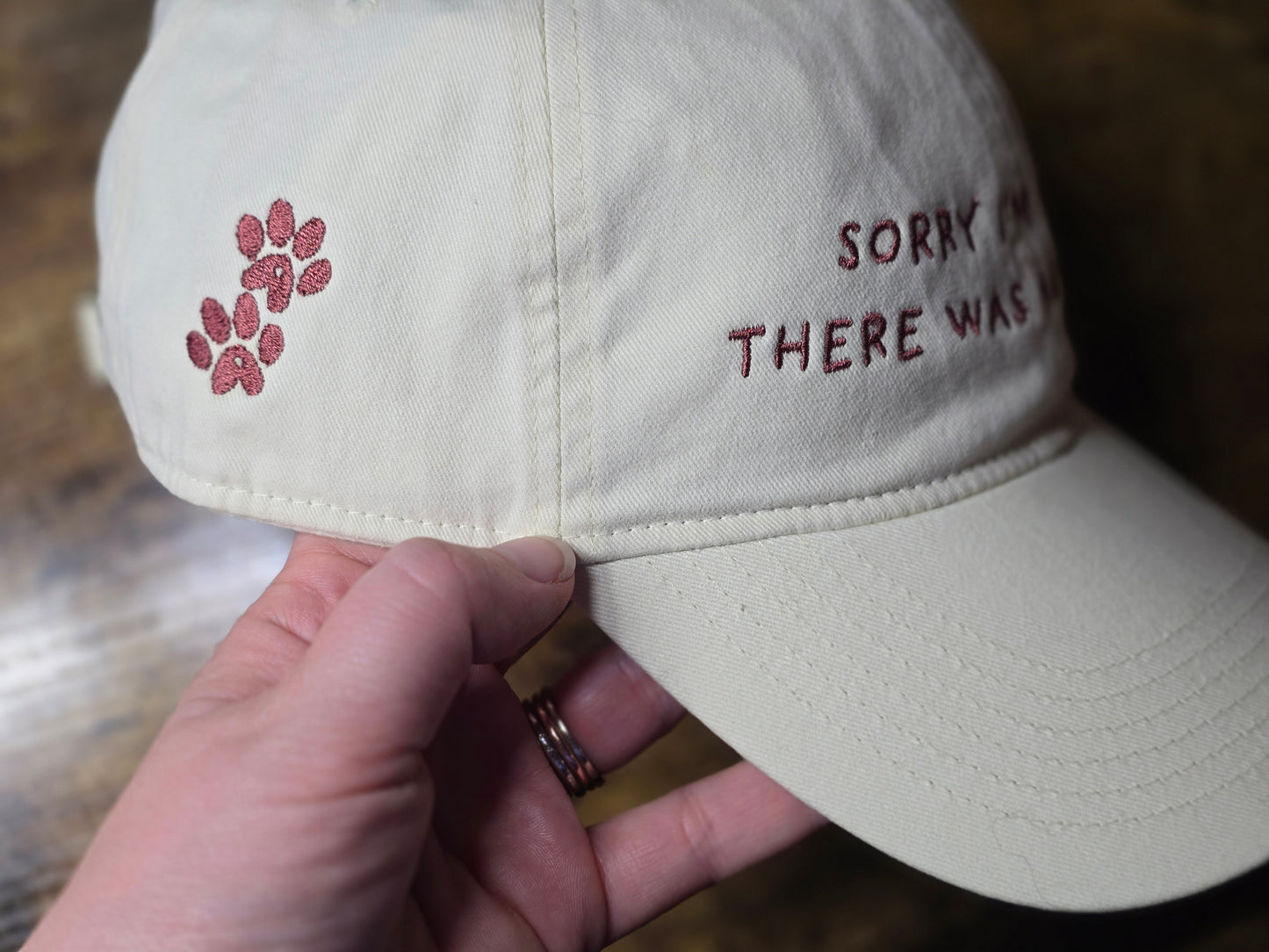 Sorry I'm late there was an animal Embroidery on Comfort Color Hat