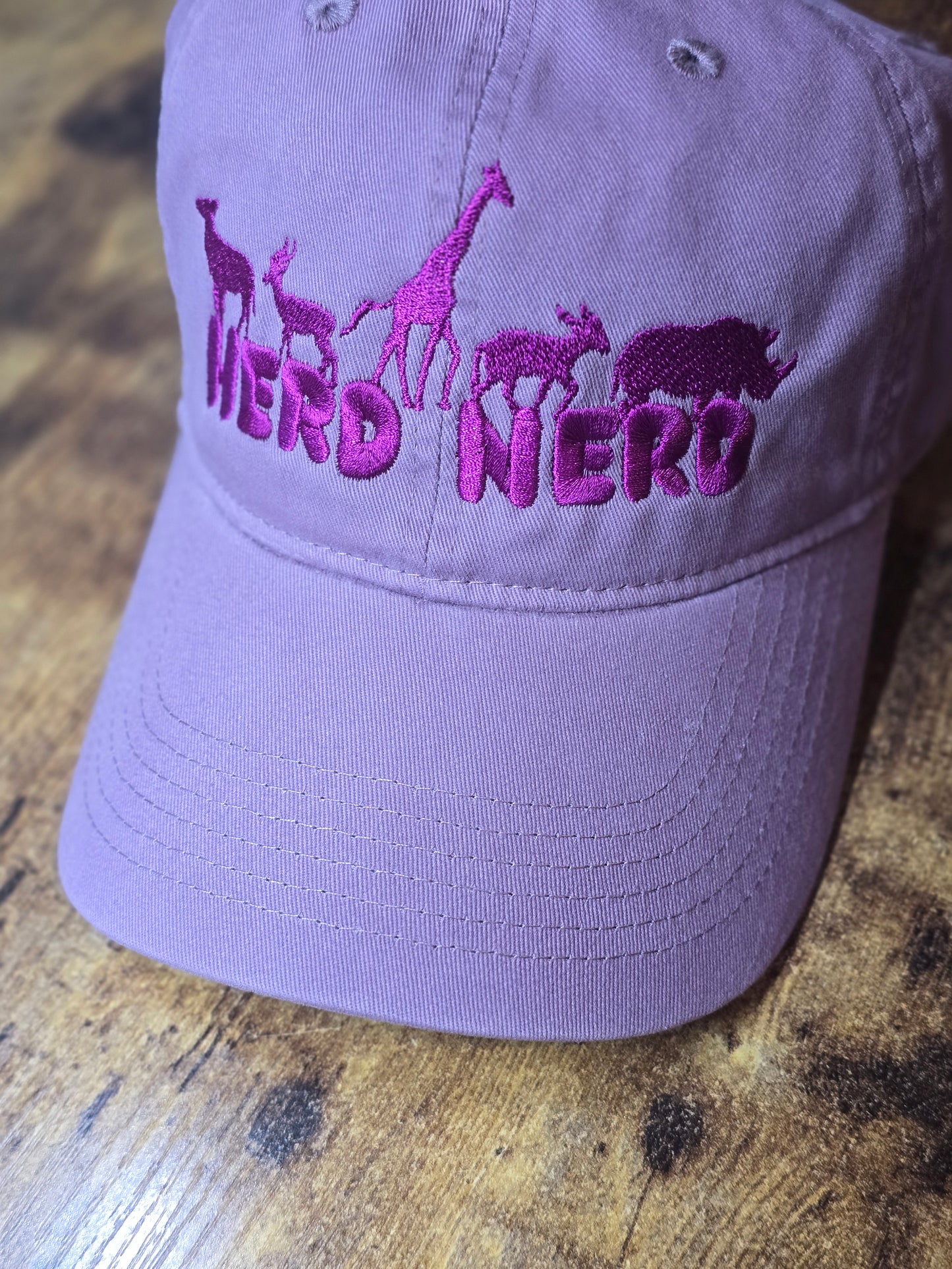 Herd Nerd Embroidery on Comfort Color Hat