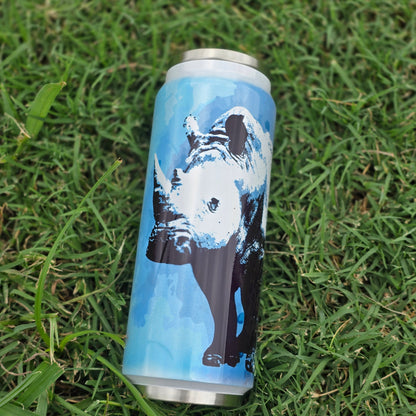White Rhino (Limited Edition) 17oz Stainless Steel Glitter Tumbler