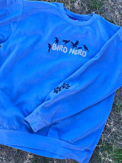 Bird Nerd Embroidery (Limited Edition for January) Comfort Color Sweatshirt