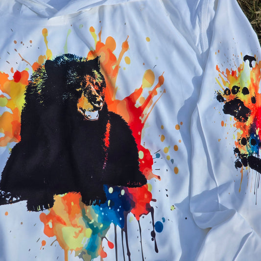 Black Bear (Limited Edition for December) Moisture Wicking Hooded Tee