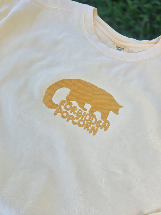 Forbidden Popcorn - Binturong Embroidery on Comfort Color