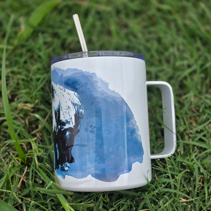 White Rhino (Limited Edition) 12oz Stainless Steel Mug