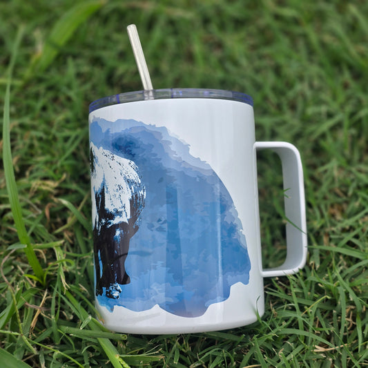 White Rhino (Limited Edition) 12oz Stainless Steel Mug