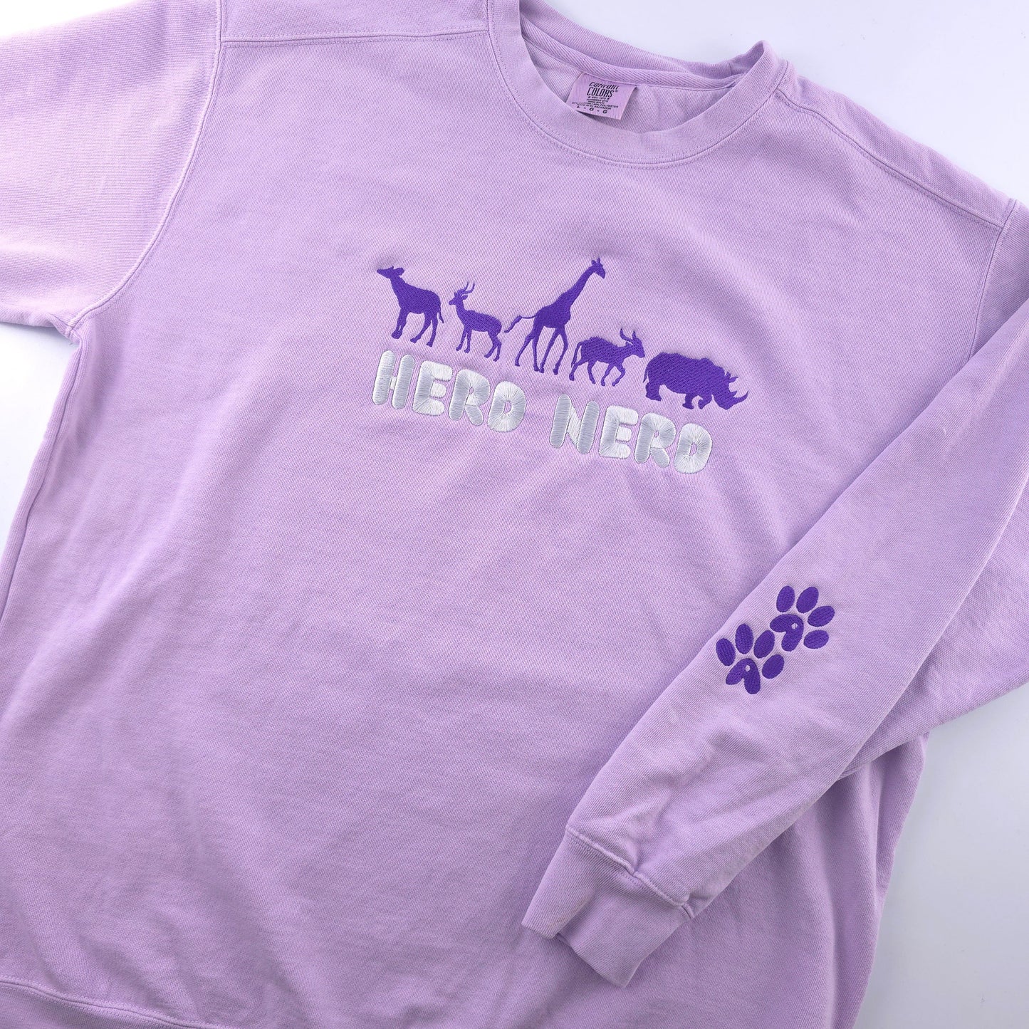 Herd Nerd Embroidery (Limited Edition) Comfort Color Crewneck