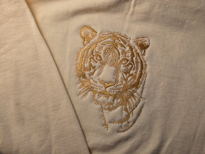 Malayan Tiger Embroidery on Comfort Color